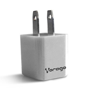 Vorago Cargador Para Pared Au-105 Con 1 Puerto USB Negro Blister