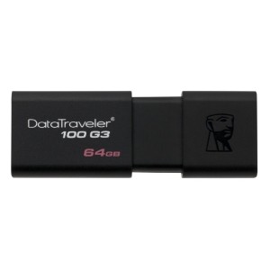 Kingston USB DT100G3 64GB USB 3.1 Gen 1 Lectura: 100MB/s